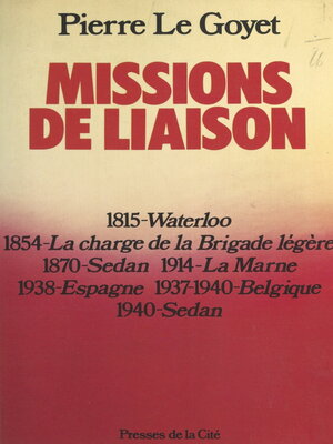 cover image of Missions de liaison